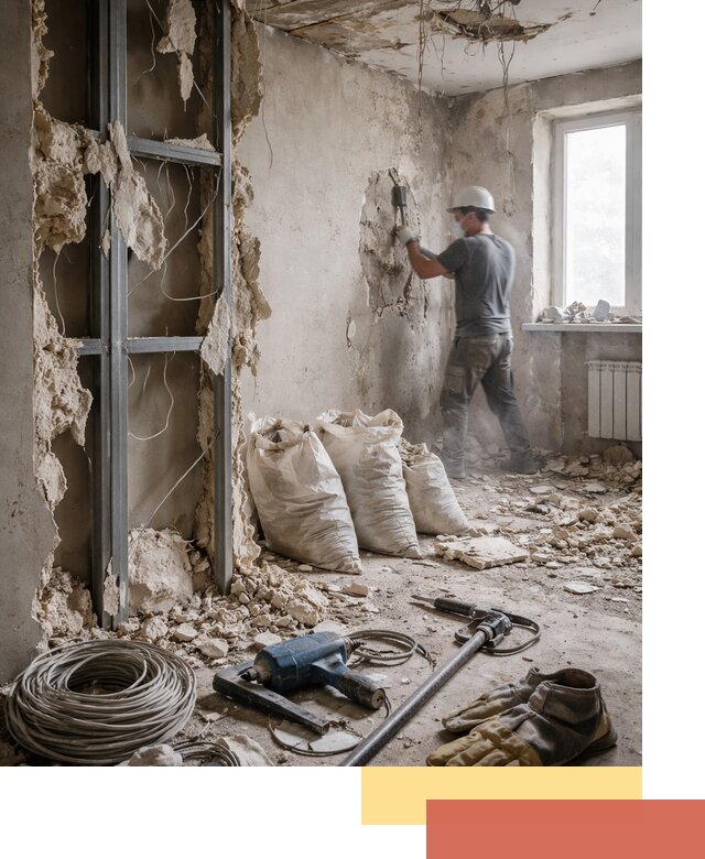 Профессиональный демонтаж зданий и конструкций в Реже