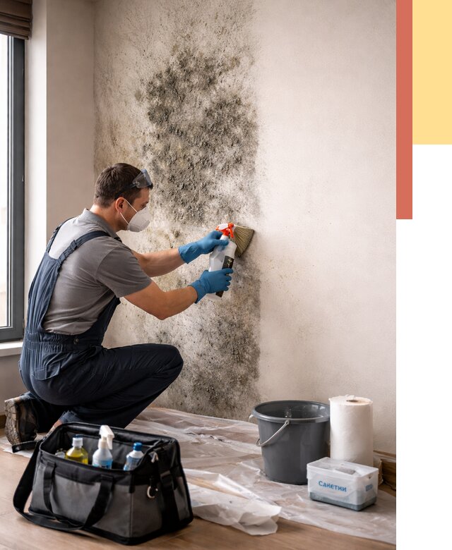 Удаление плесени со стен в Реже от 2355 руб. — быстро и недорого | ОТДЕЛОЧНИК-Реж