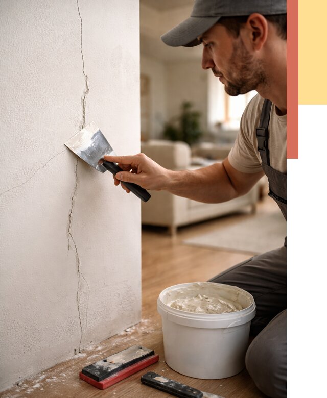 Заделка трещин и сколов в Реже от 2683 руб. — быстро и недорого | ОТДЕЛОЧНИК-Реж