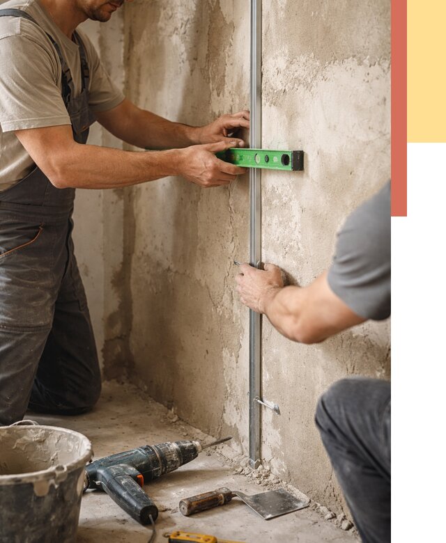 Установка штукатурных маяков в Реже от 7667 руб. — быстро и недорого | ОТДЕЛОЧНИК-Реж