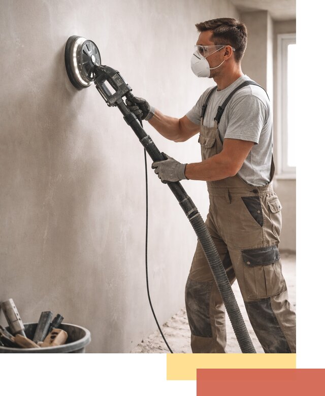 Профессиональная шлифовка стен в Реже быстро и качественно