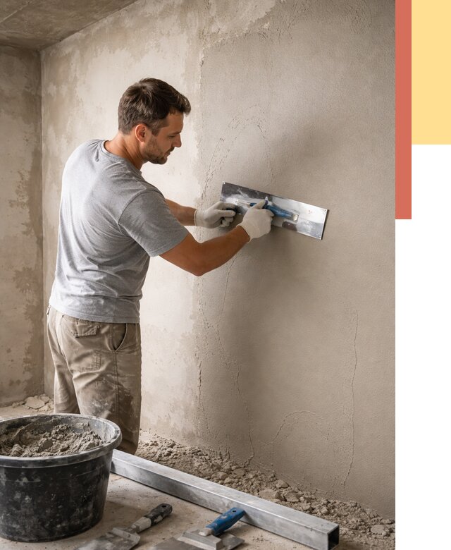 Штукатурка стен без маяков в Реже от 7886 руб/м2 — услуги и цена | ОТДЕЛОЧНИК-Реж
