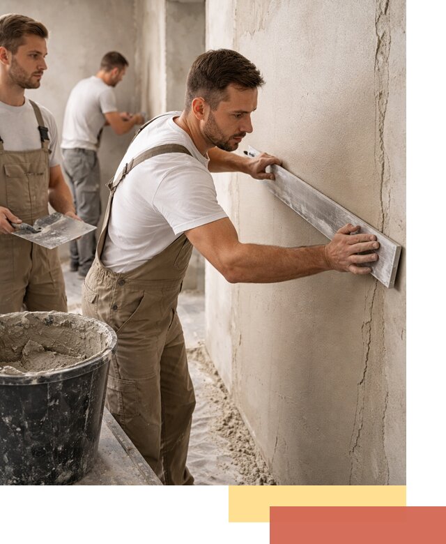 Штукатурка стен без маяков в Реже быстро и качественно