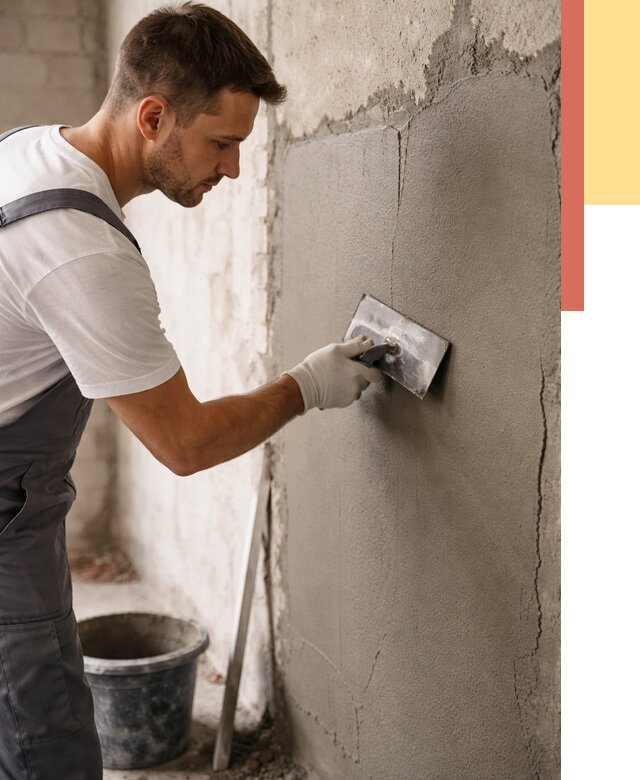 Штукатурка стен под плитку в Реже от 4600 руб./м2 — выравнивание под плитку | ОТДЕЛОЧНИК-Реж