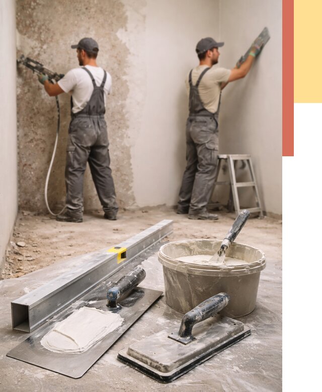 Штукатурка стен под обои в Реже от 4929 руб./м2 — выравнивание под обои | ОТДЕЛОЧНИК-Реж