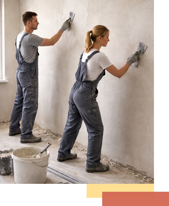 Штукатурка стен под обои в Реже профессионально и быстро