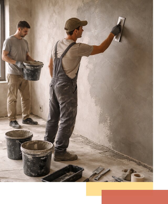 Нанесение микроцемента на стены в Реже качественно и быстро