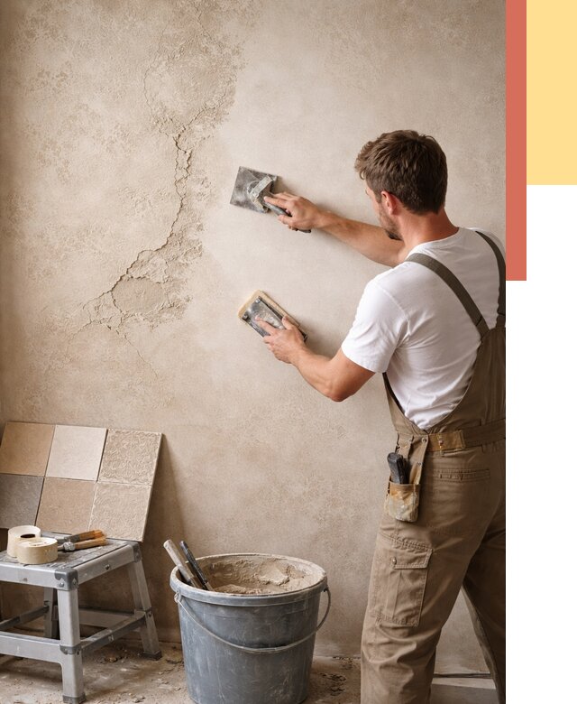 Ремонт декоративной штукатурки в Реже от 4929 руб. под ключ | ОТДЕЛОЧНИК-Реж