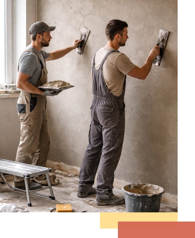 Ремонт декоративной штукатурки и восстановление фактуры в Реже