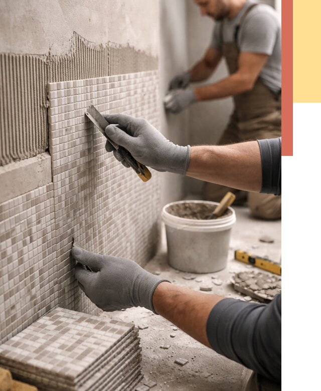 Облицовка стен мозаикой в Реже от 3505 руб/м2 — укладка мозаики на стены | ОТДЕЛОЧНИК-Реж