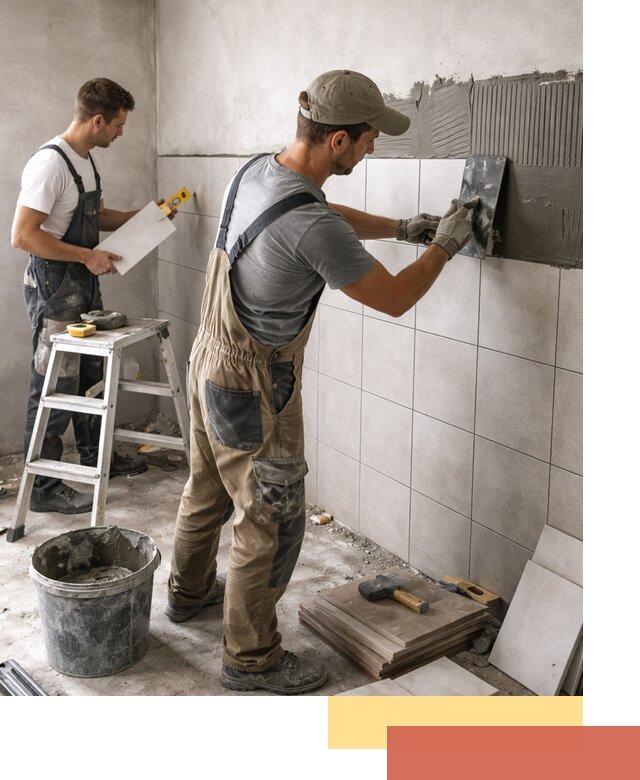 Укладка плитки на стены в Реже профессионально и надежно