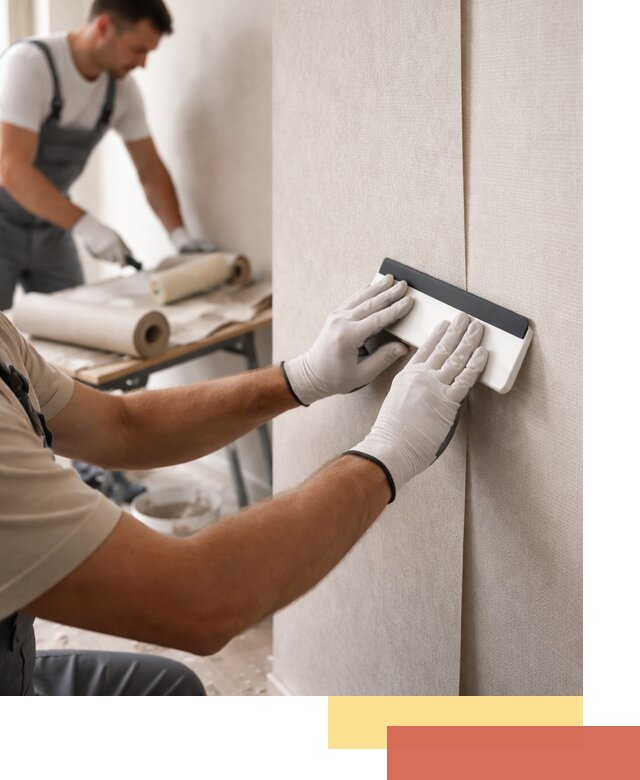 Поклейка обоев под покраску в Реже профессионально и быстро