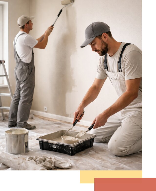 Покраска стен в квартире в Реже — профессионально и аккуратно