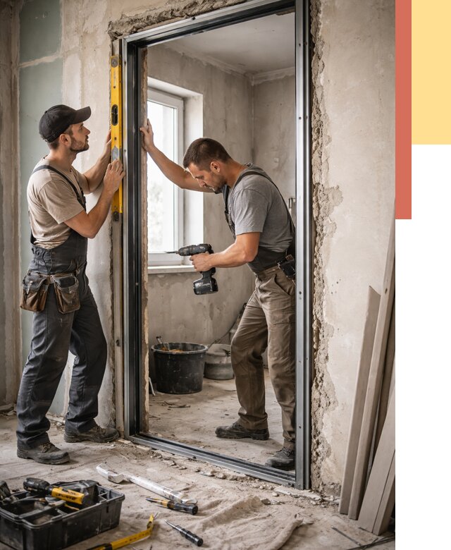 Закладка дверного проема в Реже от 3834 руб. — быстро и недорого | ОТДЕЛОЧНИК-Реж