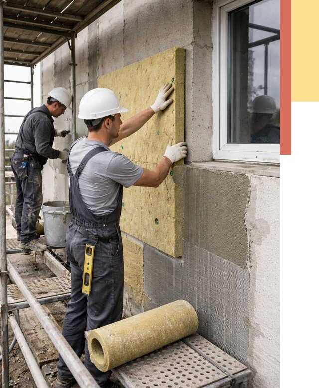 Утепление стен в Реже от 4710 руб. под ключ — быстро и недорого | ОТДЕЛОЧНИК-Реж