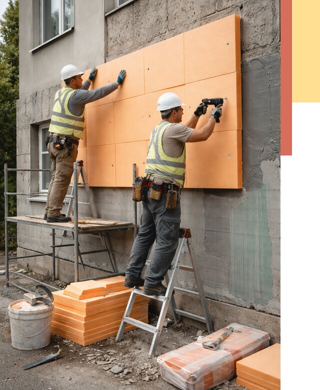 Утепление стен пеноплексом в Реже от 2026 руб./м2 — быстро и недорого | ОТДЕЛОЧНИК-Реж