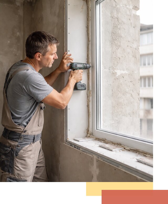 Монтаж гипсокартонных откосов в Реже под ключ