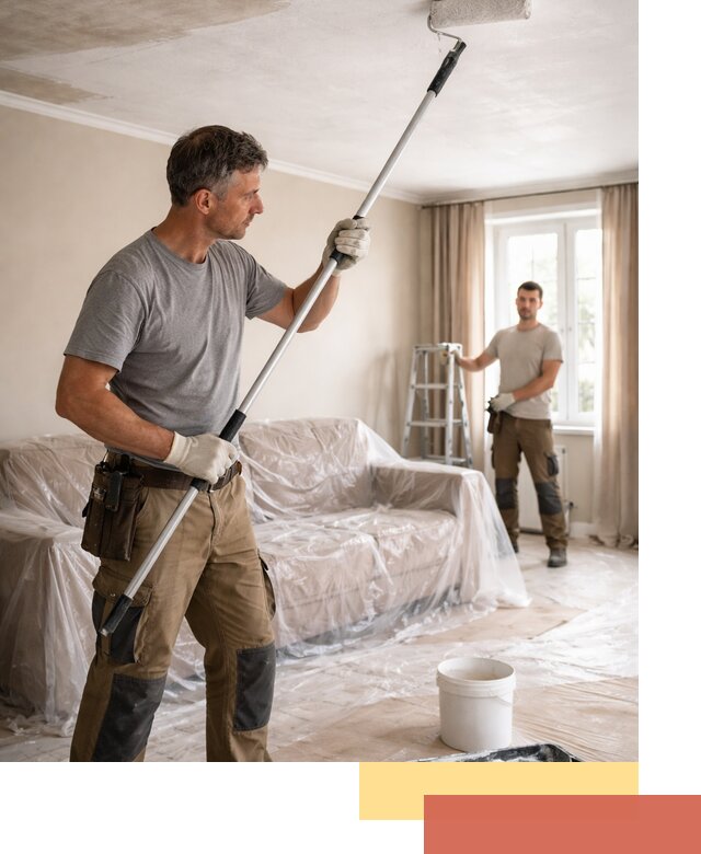 Грунтовка потолка в Реже — подготовка под покраску и отделку