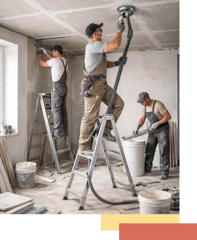 Ремонт потолка из гипсокартона в Реже: быстрый и качественный монтаж