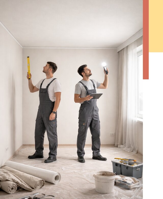 Отделка потолка в Реже недорого от 821 руб/м2 | Услуги ОТДЕЛОЧНИК-Реж