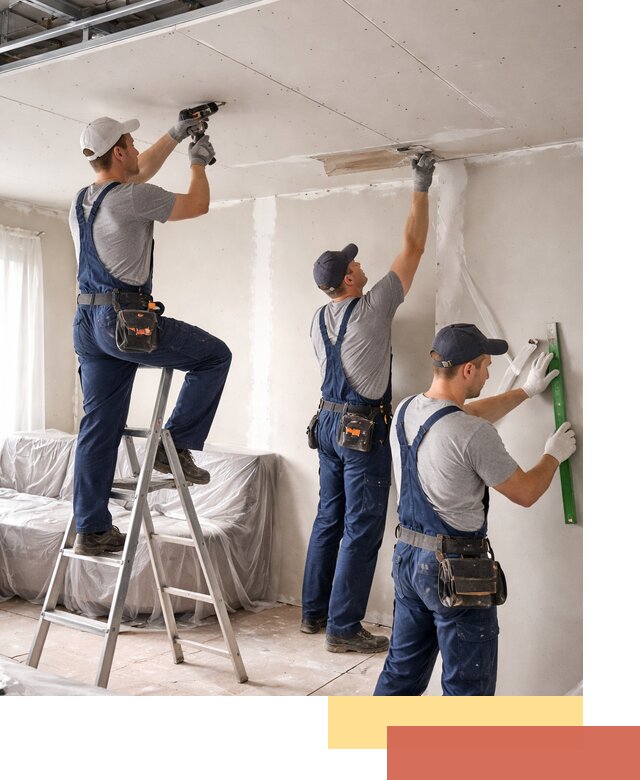 Профессиональная отделка потолка в Реже быстро и качественно