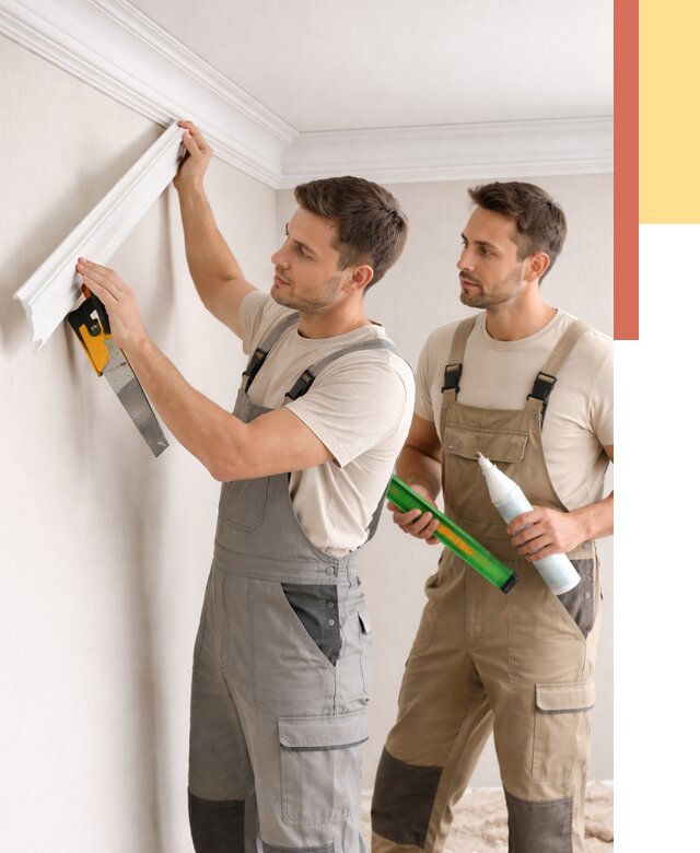 Монтаж потолочного плинтуса в Реже от 2519 руб. — быстро и недорого | ОТДЕЛОЧНИК-Реж