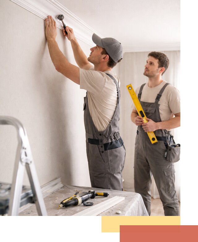 Монтаж потолочного плинтуса в Реже качественно и быстро