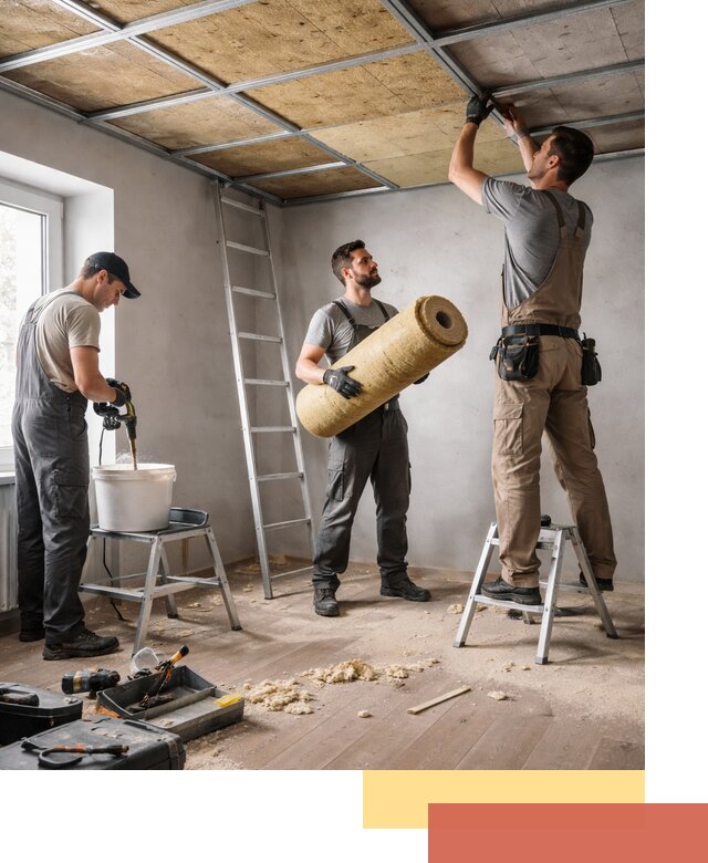 Шумоизоляция потолка в Реже: профессиональный монтаж и отделка