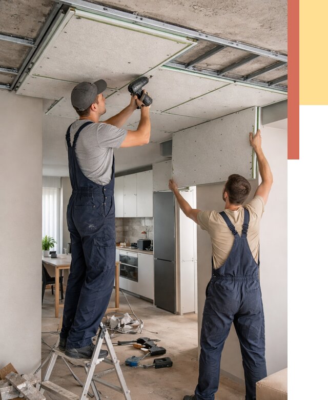 Шумоизоляция потолка панелями зипс в Реже от 2026 руб. под ключ | ОТДЕЛОЧНИК-Реж